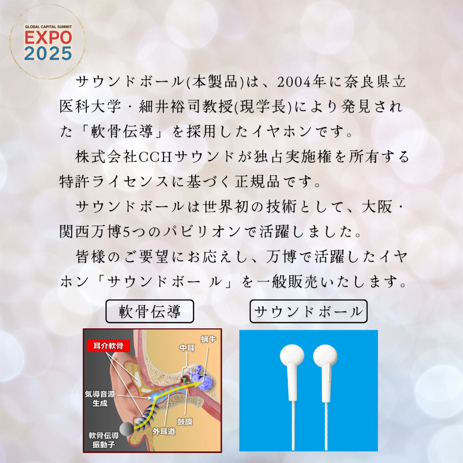 軟骨伝導イヤホン